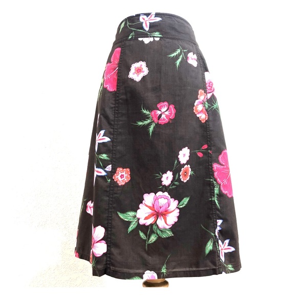 TOMMY HILFIGER Floral Midi Skirt - Picture 1 of 6